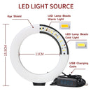 LED Fotografia e Vídeo Painel de Luz, 6 ", Filtros RGB, Iluminação, Photo Studio, Lâmpada Kit para Shoot, Live Streaming, Ring Light, Tripé