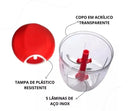 Mini Processador Manual De Alimentos Grande 5 Lâminas 900ml - Neverdie