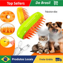3 Em 1 Escova A Vapor Para Gato - Escova de Massagem- Removedor De Pêlos- Penteador de Animais De Estimação - Neverdie Store