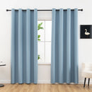 2 pçs moderno 100% cortina blackout com forro revestido, curains para quarto, sala de estar, sala de jantar, banheiro, decoração de casa