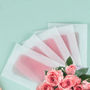 10/20/30/50 pçs tiras de cera depilatória para remoção do cabelo papel de cera tiras de cera fria papel para rosto pescoço braço perna corpo ferramentas de beleza