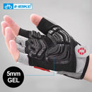 Inbike à prova de choque almofada gel luvas ciclismo metade dedo luvas esportivas das mulheres dos homens verão bicicleta ginásio luvas fitness mtb if239