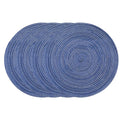 Conjunto de 4 Sousplats Redondos Trançados Laváveis 11/30cm, Protetores de Mesa Antiderrapantes e Resistentes ao Calor para Mesa de Jantar