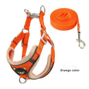 Arnês para cães colete ajustável andando conjunto de corda de tração para coleira de cachorro arnês de malha respirável para pequeno médio gato cão animal de estimação chumbo