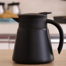 Jarra térmica de café de aço inoxidável 600ml, jarra térmica de parede dupla para casa, escritório, mantém bebidas quentes - garrafa térmica