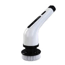 Escova de limpeza elétrica com cabeças de reposição, purificador giratório sem fio, recarregável, portátil, escova de lavagem de chão para cozinha doméstica
