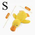 Brinquedo de Pelúcia para Cães em Forma de Pato, Resistente a Mordidas, Durável, com Som de Guinchado, Alivia o Desgaste dos Dentes, Companheiro Macio para Cães Pequenos e Grandes