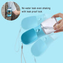 Garrafa de Água para Cães com Compartimento para Ração, Tigela de Água Portátil para Filhotes, Dispensador de Água para Animais de Estimação, Essenciais para Caminhadas com Filhotes