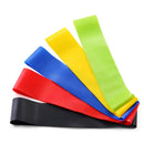 1/2/3/4/5 pçs faixas de resistência yoga banda fitness exercício treinamento hip tensão banda perna agachamento dança elástico loop estiramento banda