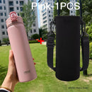 Tyeso 600/750ml garrafa térmica com canudo de aço inoxidável copo térmico do carro garrafas de água esportivas mantém frio e calor caneca térmica
