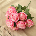 10 cabeças de flores artificiais de seda, arranjo de casamento, buquê de festa, decoração de casa, jardim, hotel, plantas, presente de dia dos namorados