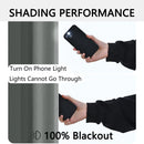 2 pçs moderno 100% cortina blackout com forro revestido, curains para quarto, sala de estar, sala de jantar, banheiro, decoração de casa
