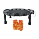 Mini Trampolim com Almofada Antiderrapante, Brinquedo de Fitness Dobrável para Exercícios em Casa ou ao Ar Livre para Crianças