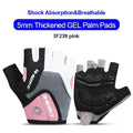 Inbike à prova de choque almofada gel luvas ciclismo metade dedo luvas esportivas das mulheres dos homens verão bicicleta ginásio luvas fitness mtb if239