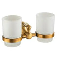 Conjunto de acessórios de banheiro de alumínio de latão antigo, gancho de roupão, suporte de papel, barra de toalha, cesta de sabão, encaixe de banheiro