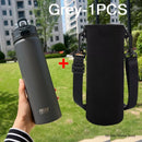 Tyeso 600/750ml garrafa térmica com canudo de aço inoxidável copo térmico do carro garrafas de água esportivas mantém frio e calor caneca térmica