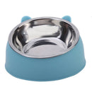 Tigela para Gato Criativa e Adorável, Inclinada, para Alimentação de Filhotes, Tigelas de Aço Inoxidável para Gatos e Cães