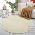 Tapete Redondo Moderno de Imitação de Sisal para Decoração de Casa, Sala de Estar, Área do Sofá, Tapete Camel para Quarto, Pátio, Tapete para Gatos, Resistente ao Desgaste
