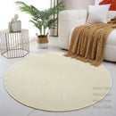 Tapete Redondo Moderno de Imitação de Sisal para Decoração de Casa, Sala de Estar, Área do Sofá, Tapete Camel para Quarto, Pátio, Tapete para Gatos, Resistente ao Desgaste
