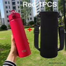 Tyeso 600/750ml garrafa térmica com canudo de aço inoxidável copo térmico do carro garrafas de água esportivas mantém frio e calor caneca térmica