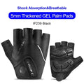 Inbike à prova de choque almofada gel luvas ciclismo metade dedo luvas esportivas das mulheres dos homens verão bicicleta ginásio luvas fitness mtb if239