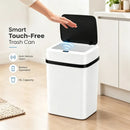 Lixeira inteligente automática com sensor de movimento, sem necessidade de contato, com bateria, para cozinha, banheiro, casa, escritório e uso interno. ﻿
