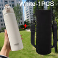 Tyeso 600/750ml garrafa térmica com canudo de aço inoxidável copo térmico do carro garrafas de água esportivas mantém frio e calor caneca térmica