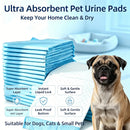 Tapetes Ultra Absorventes para Urina de Animais de Estimação, à Prova de Vazamentos, Descartáveis, para Treinamento de Filhotes, Secagem Rápida, para Cães, Gatos e Pequenos Animais