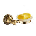 Conjunto de acessórios de banheiro de alumínio de latão antigo, gancho de roupão, suporte de papel, barra de toalha, cesta de sabão, encaixe de banheiro