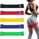 1/2/3/4/5 pçs faixas de resistência yoga banda fitness exercício treinamento hip tensão banda perna agachamento dança elástico loop estiramento banda