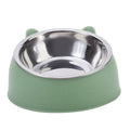 Tigela para Gato Criativa e Adorável, Inclinada, para Alimentação de Filhotes, Tigelas de Aço Inoxidável para Gatos e Cães