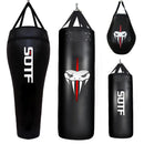 Saco de areia multifuncional para artes marciais, saco de boxe resistente com gancho de corrente de metal, equipamento esportivo dobrável
