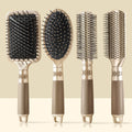 Caliyi massagem de cabelo almofada de ar pente escova couro cabeludo escova desembaraçar anti estática salão spa cabeleireiro estilo ferramenta oval redondo