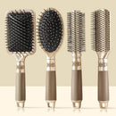 Caliyi massagem de cabelo almofada de ar pente escova couro cabeludo escova desembaraçar anti estática salão spa cabeleireiro estilo ferramenta oval redondo