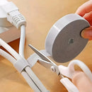 1/5m cabo organizador gerenciamento de cabo fio enrolador fita fone de ouvido mouse cabo gestão laços protetor para iphone xiaomi samsung