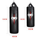 Saco de areia multifuncional para artes marciais, saco de boxe resistente com gancho de corrente de metal, equipamento esportivo dobrável