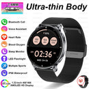 Novo Smartwatch AMOLED de 1,32 polegadas 2026 para Homens e Mulheres, Resolução 466*466, Chamada Bluetooth, Lanterna LED, Monitor de Fitness