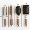 Caliyi massagem de cabelo almofada de ar pente escova couro cabeludo escova desembaraçar anti estática salão spa cabeleireiro estilo ferramenta oval redondo