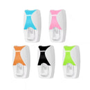 1 conjunto de suporte de escova de dentes fácil de usar com dispensador automático de pasta de dente, rack de armazenamento de escova de dentes montado na parede e banheiro