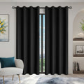 2 pçs moderno 100% cortina blackout com forro revestido, curains para quarto, sala de estar, sala de jantar, banheiro, decoração de casa