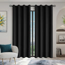 2 pçs moderno 100% cortina blackout com forro revestido, curains para quarto, sala de estar, sala de jantar, banheiro, decoração de casa
