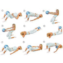 Bola de Yoga de 25cm para Exercícios, Ginástica, Pilates, Equilíbrio e Treinamento Indoor