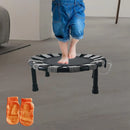 Mini Trampolim com Almofada Antiderrapante, Brinquedo de Fitness Dobrável para Exercícios em Casa ou ao Ar Livre para Crianças