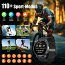 Novo Smartwatch AMOLED de 1,32 polegadas 2026 para Homens e Mulheres, Resolução 466*466, Chamada Bluetooth, Lanterna LED, Monitor de Fitness