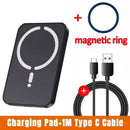 Suporte Magnético para Carregador Sem Fio de Carro 15W com Carregamento Rápido para iPhone 12 13 14 15 16 e Samsung Qi, Rotação 360°, Clipe de Ventilação, Sem Cabo