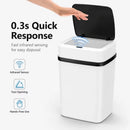Lixeira inteligente automática com sensor de movimento, sem necessidade de contato, com bateria, para cozinha, banheiro, casa, escritório e uso interno. ﻿