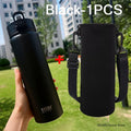 Tyeso 600/750ml garrafa térmica com canudo de aço inoxidável copo térmico do carro garrafas de água esportivas mantém frio e calor caneca térmica