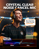 Fone de Ouvido Gamer NUBWO G06 Sem Fio 2.4GHz Bluetooth 5.3 Headphones Estéreo Modo Duplo com Microfone para PS5 PS4 PC Computador Nintendo Switch Celular Telefone Notebook Office Home PC Gamer Console