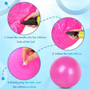Bola de Yoga e Fitness para Mulheres, Tipo Reforçado, Antiexplosão, Diâmetro 25/55/75cm, Mini Bola de Pilates para Exercícios, Modelagem de Pernas e Quadris