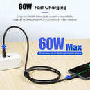 Usb 3.2 10gbps tipo c cabo usb a para tipo-c 3.2 gen2 cabo de transferência de dados usb c ssd cabo de disco rígido 3a 60w qc 3.0 carregamento rápido